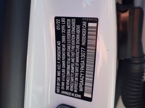 Certified 2022 Porsche Taycan image 27