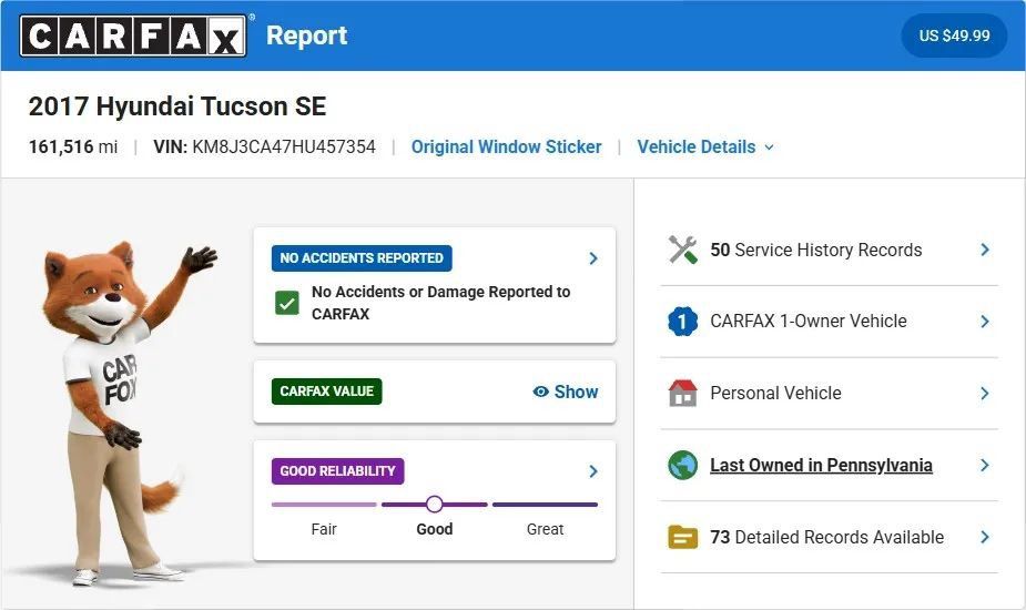 Used 2017 Hyundai Tucson SE w/ SE Popular Package 02 AWD/4WD image 3