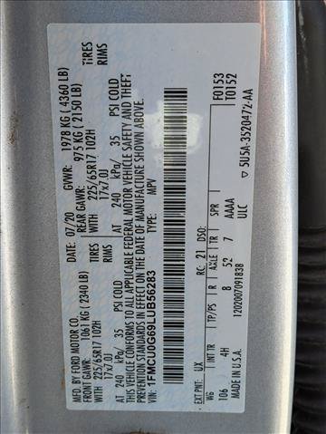 Used 2020 Ford Escape SE FWD image 25