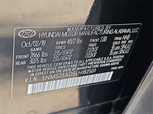 Used 2020 Hyundai Santa Fe SE image 33