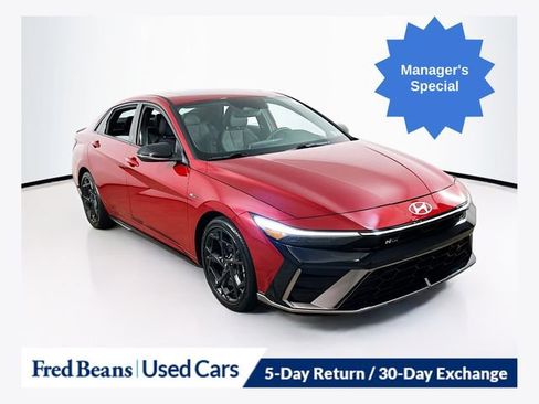 Certified 2025 Hyundai Elantra N Line FWD image 1
