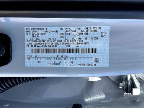 New 2025 Ford F150 Tremor w/ Equipment Group 402A High AWD/4WD image 13