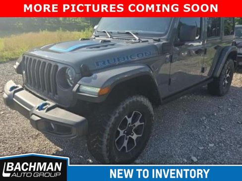 Used 2023 Jeep Wrangler Unlimited Rubicon 4xe w/ Cold Weather Group AWD/4WD image 1