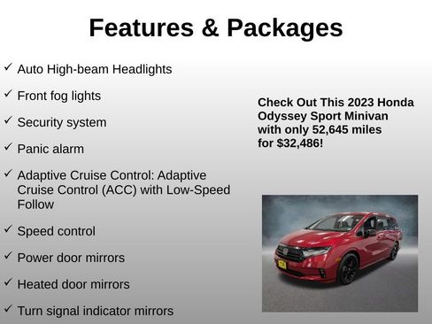 Certified 2023 Honda Odyssey Sport image 24