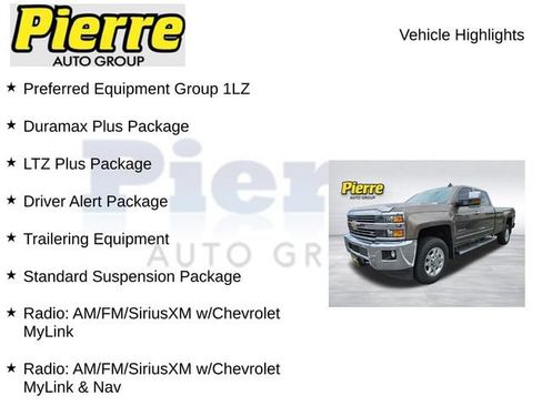 Used 2015 Chevrolet Silverado 3500 LTZ w/ Duramax Plus Package AWD/4WD image 7