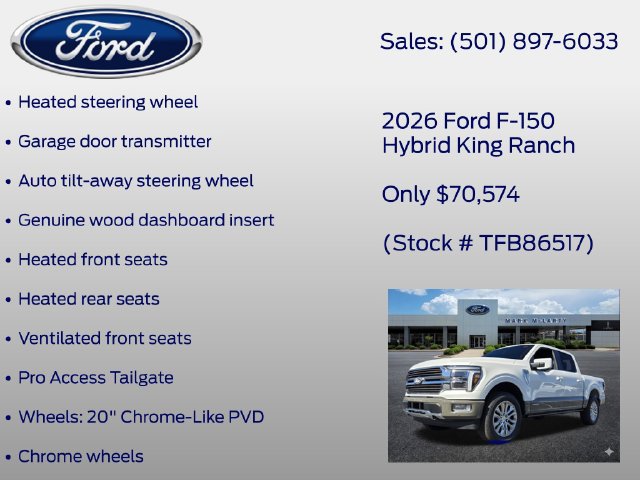 New 2026 Ford F150 King Ranch w/ Equipment Group 601A High AWD/4WD image 26