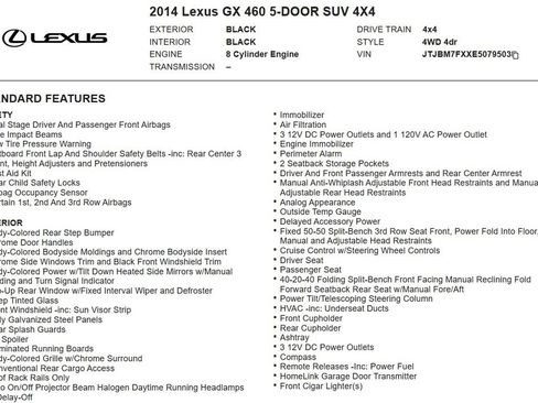 Used 2014 Lexus GX 460 AWD/4WD image 23