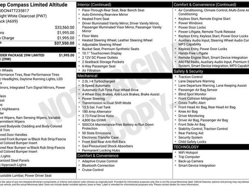 New 2026 Jeep Compass Limited AWD/4WD image 28