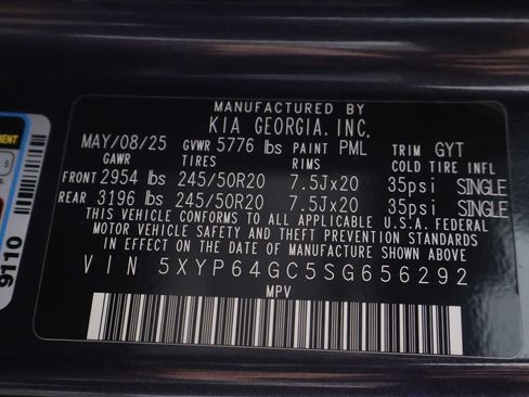 Used 2025 Kia Telluride S FWD image 56
