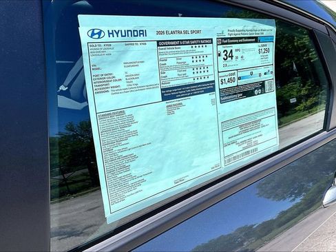 New 2026 Hyundai Elantra Sport FWD image 16