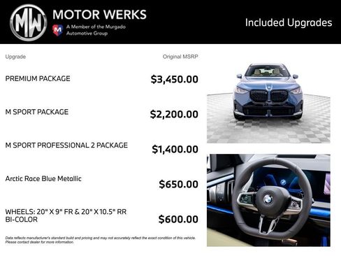 New 2026 BMW X3 xDrive30 w/ Premium Package AWD/4WD image 4