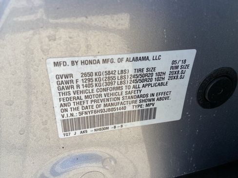 Used 2018 Honda Pilot Touring image 33