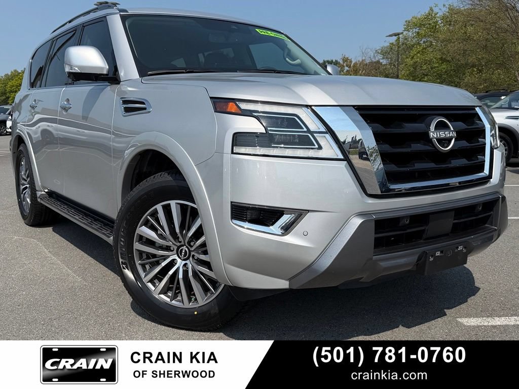 Used 2023 Nissan Armada SL w/ Captain's Chairs Package RWD image 1