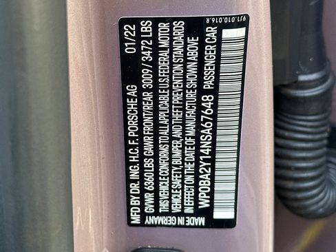 Certified 2022 Porsche Taycan 4 Cross Turismo image 29