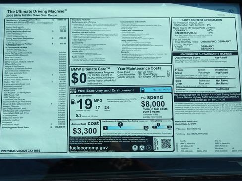New 2026 BMW M850i xDrive AWD/4WD image 2