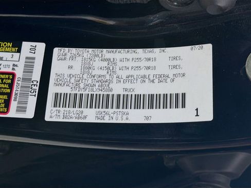 Used 2020 Toyota Tundra SR5 w/ SR5 Leather Package AWD/4WD image 35