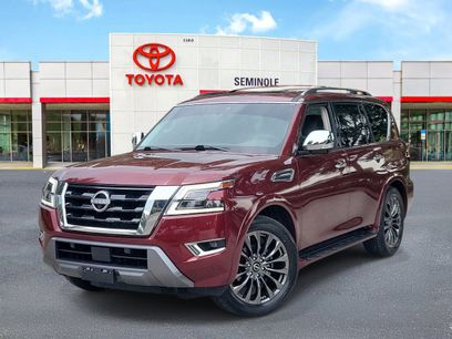 Used 2023 Nissan Armada Platinum w/ Captain's Chairs Package