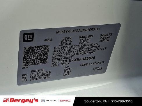 New 2025 GMC Sierra 2500 Pro w/ Convenience Package image 16