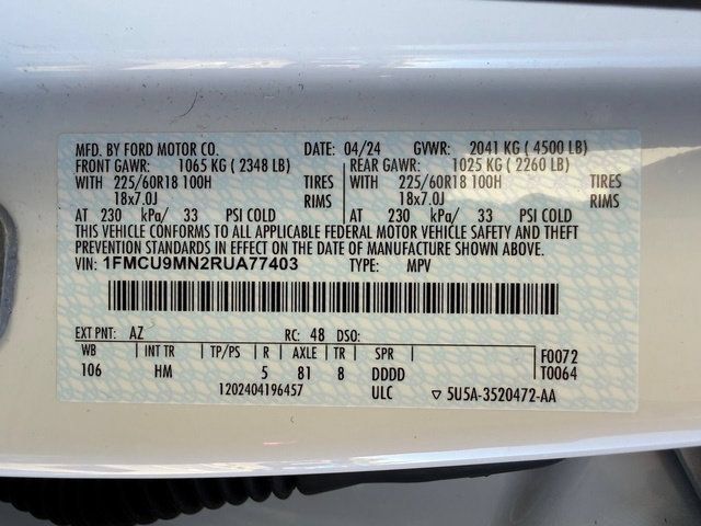 Used 2024 Ford Escape ST-Line w/ Tech Pack #1 AWD/4WD image 21