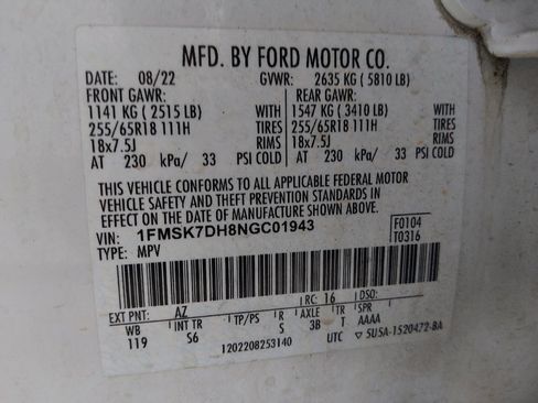 Used 2022 Ford Explorer XLT w/ Equipment Group 202A image 33