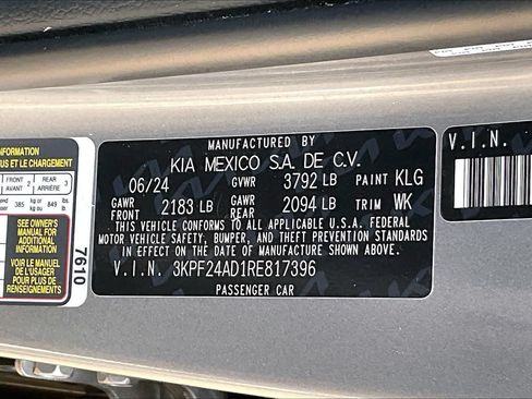 Used 2024 Kia Forte LXS FWD image 19