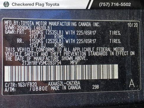 Used 2021 Toyota RAV4 LE FWD image 22