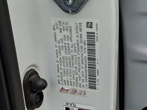 Used 2021 Honda CR-V EX-L image 27