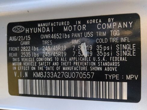 Used 2016 Hyundai Tucson Sport image 33