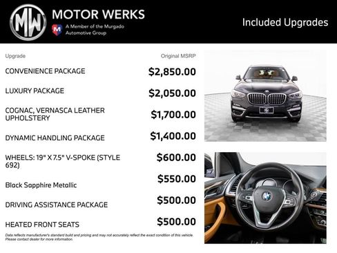 Used 2019 BMW X3 xDrive30i w/ Convenience Package image 4