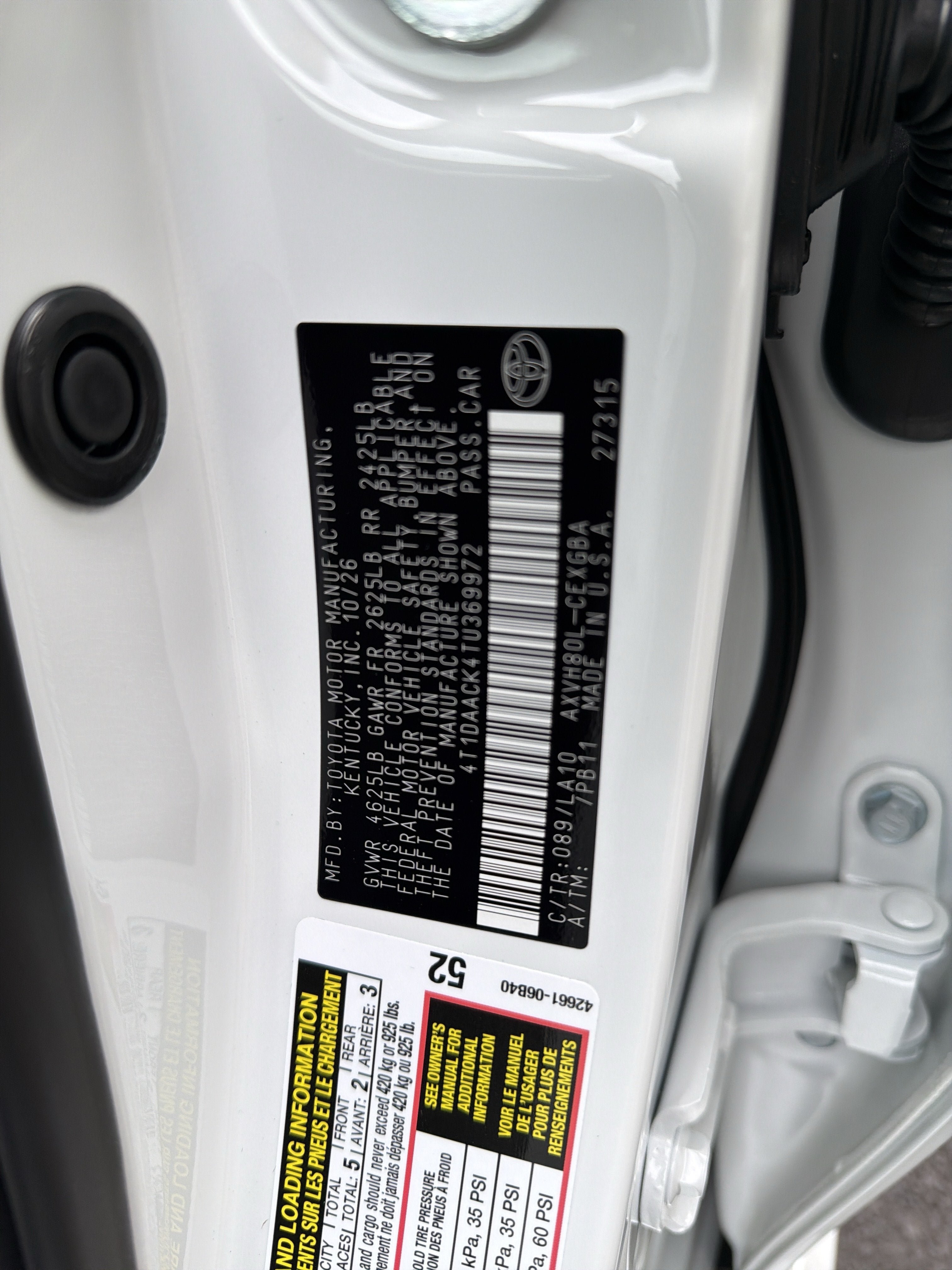 New 2026 Toyota Camry XLE w/ Premium Plus Package FWD image 10