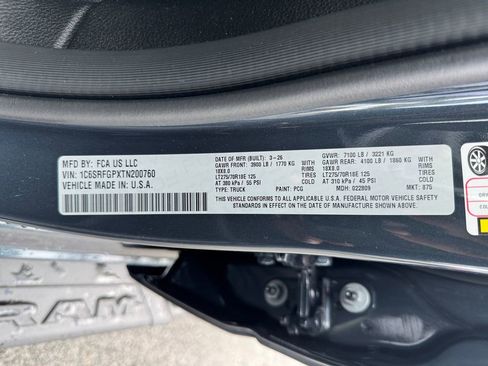 New 2026 RAM 1500 Classic Warlock AWD/4WD image 30