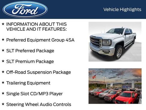 Used 2017 GMC Sierra 1500 SLT w/ SLT Premium Package image 4