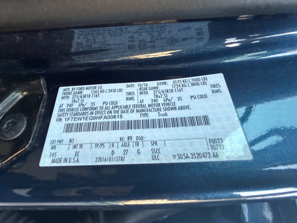Used 2017 Ford F150 Lariat w/ Equipment Group 501A Mid AWD/4WD image 49