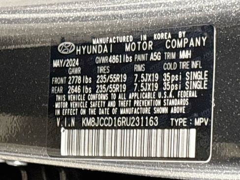 Used 2024 Hyundai Tucson SEL AWD/4WD image 26