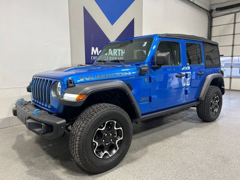 Used 2021 Jeep Wrangler Unlimited Rubicon 4xe w/ Steel Bumper Group AWD/4WD image 9