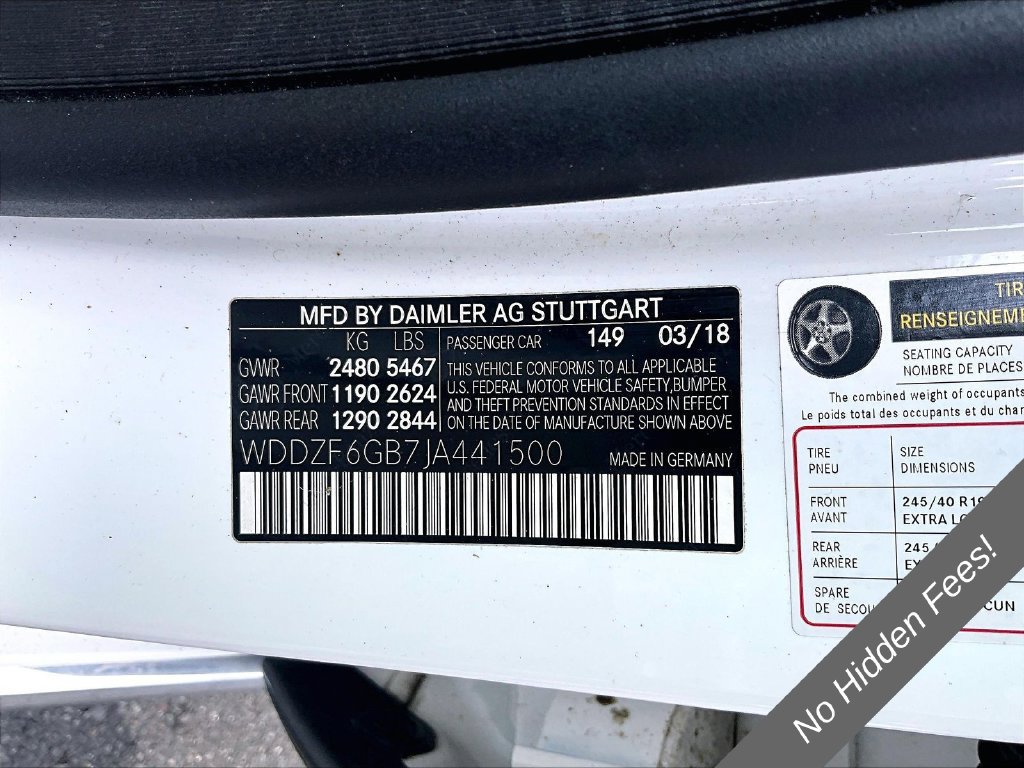 Used 2018 Mercedes-Benz E 400 4MATIC Sedan w/ Premium 1 Package image 26