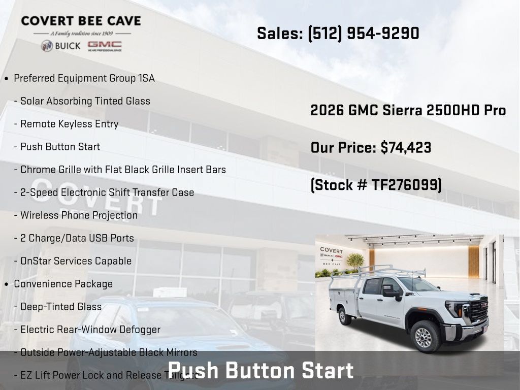 New 2026 GMC Sierra 2500 Pro w/ Convenience Package AWD/4WD image 9