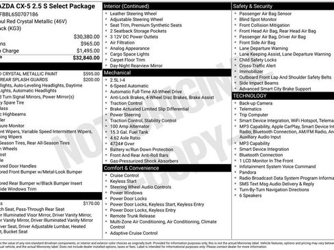 Used 2025 MAZDA CX-5 AWD 2.5 S w/ Select Package image 9