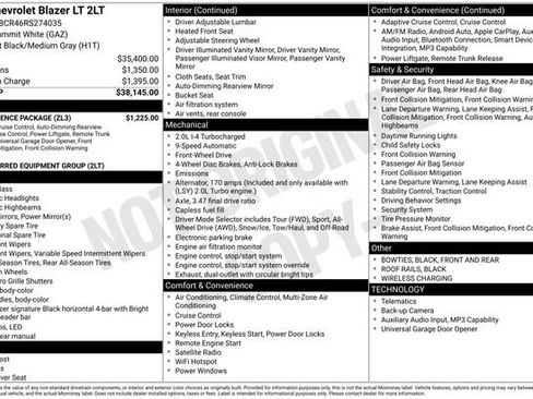 Used 2024 Chevrolet Blazer LT w/ Convenience Package FWD image 5