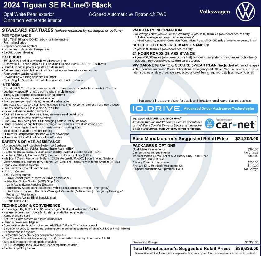 Used 2024 Volkswagen Tiguan SE R-Line FWD image 3