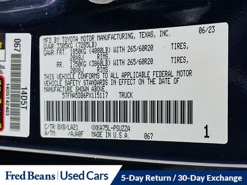 Used 2023 Toyota Tundra Platinum image 36