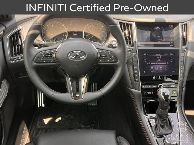 Certified 2023 INFINITI Q50 Red Sport 400 w/ Black Opal Edition RWD image 13