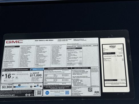 New 2026 GMC Yukon XL Denali w/ Sun & Power Step Package AWD/4WD image 41