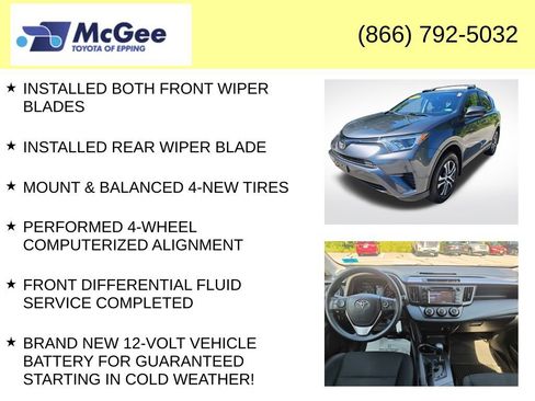 Used 2017 Toyota RAV4 LE w/ Carpet Mat Package AWD/4WD image 8