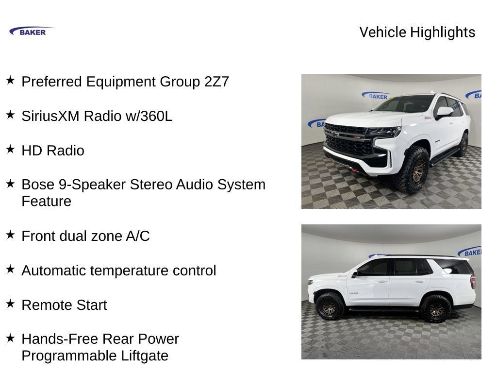 Certified 2021 Chevrolet Tahoe Z71 AWD/4WD image 4