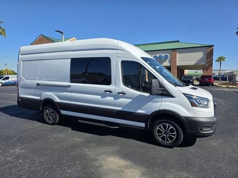 Used 2023 Ford Transit 350 148 High Roof Extended w/ Interior Upgrade Package image 2