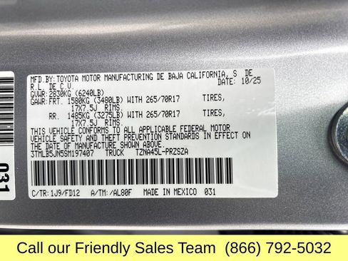 New 2025 Toyota Tacoma TRD Off-Road image 23