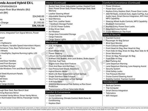 New 2025 Honda Accord EX-L image 31