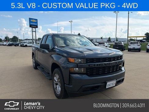 Used 2020 Chevrolet Silverado 1500 Custom w/ Custom Value Package AWD/4WD image 1