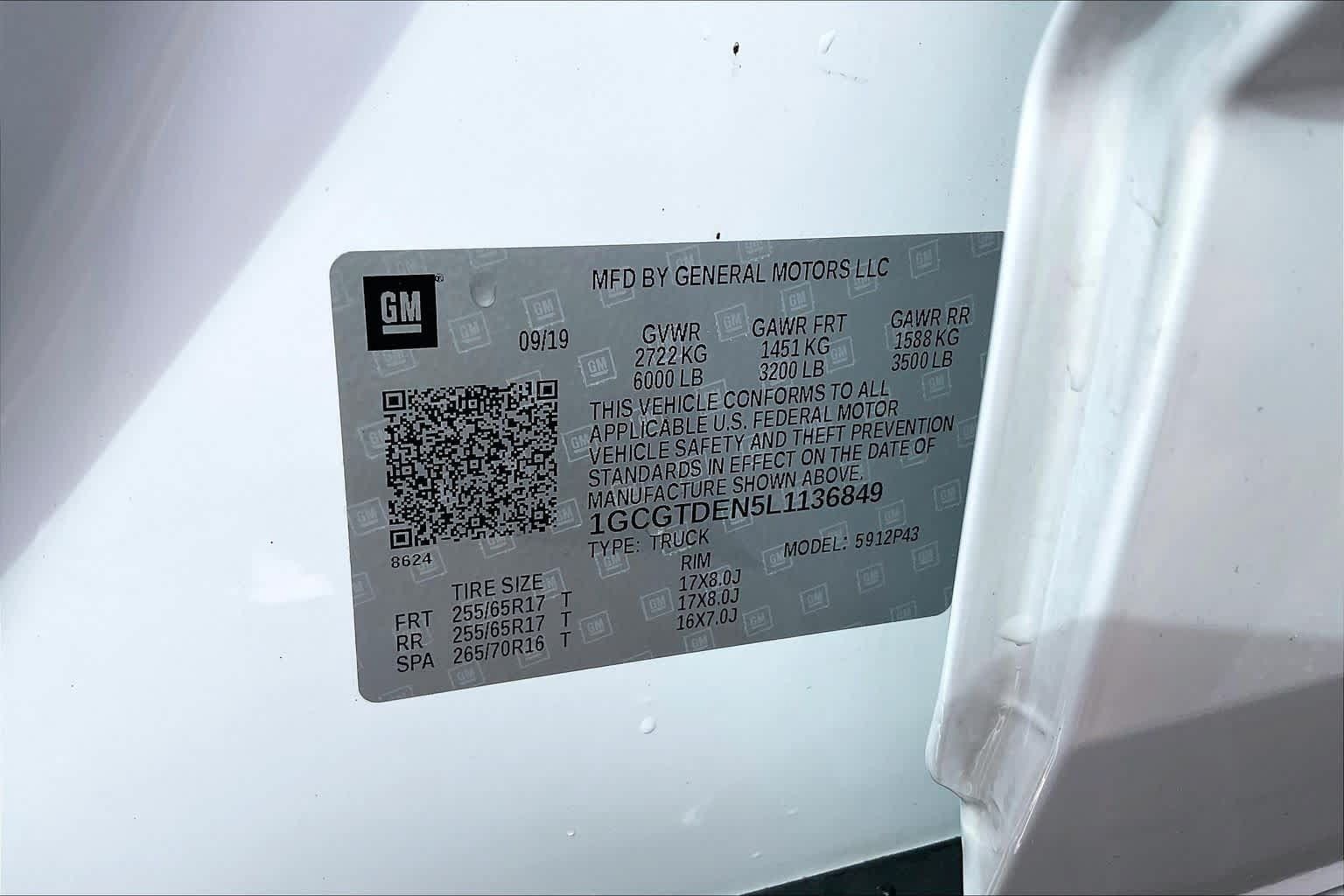 Certified 2020 Chevrolet Colorado Z71 AWD/4WD image 30